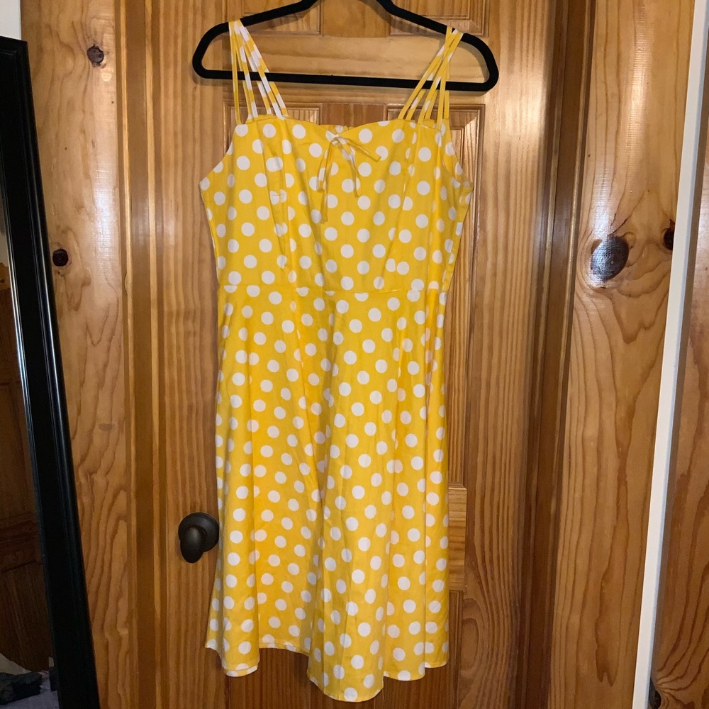 Retro polka dot dress